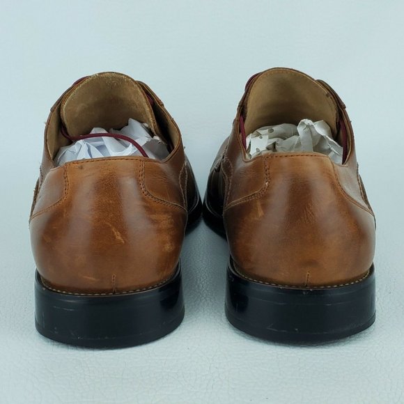 Stacy Adams Corrado Brown Leather Dress Shoes Oxfords Men\'s Size 10